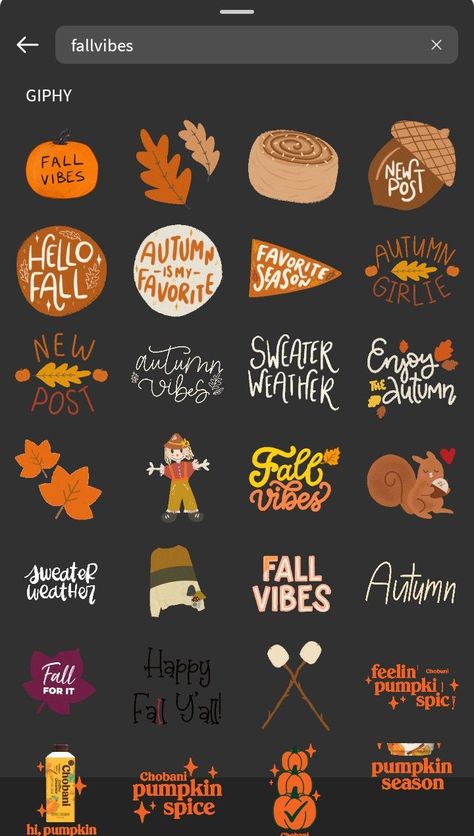 Instagram Stickers Fall Snapchat Stickers, Autumn Instagram Stickers, October Instagram Pictures, Halloween Instagram Stickers, Fall Instagram Stickers, Instagram Story Ideas Autumn, Fall Instagram Stories, Insta Giphy, Instagram Story App