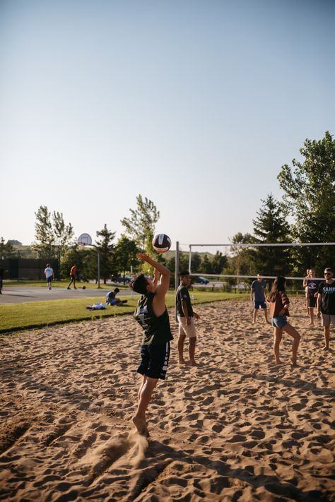 Photo by Steven Abraham Volleyball Court Backyard, Jump Serve, Beach Volleyball Court, Volleyball Court, Playing Volleyball, Beach Volley, Volleyball Pictures, Man Standing, Beach Volleyball