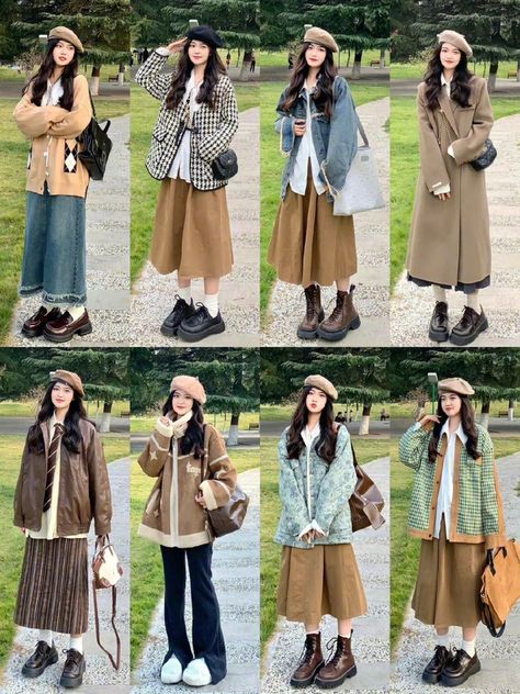 Pink Outfit Concert, Ootd Blazer Hijab, Kawaii Clothes Outfits, Outfit Ke Pantai, Outfits For Japan, Outfit Kemeja, Beige Outfits, Modest Winter Outfits, Lady Outfit