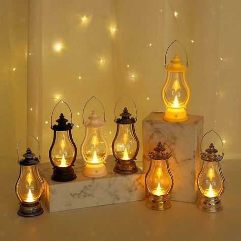 Romantic Lighting, Salt Lamp, Romantic Atmosphere, Iron Wire, Bright Led Lights, Oil Lamp, Festival Lights, Retro Stil, Oil Lamps