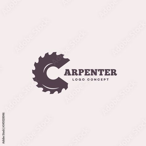 Stock Image: Carpenter logo Carpenter Logo, Business Logos, Adobe Stock, Stock Vector, Stock Images, ? Logo, Business Logo, Logos