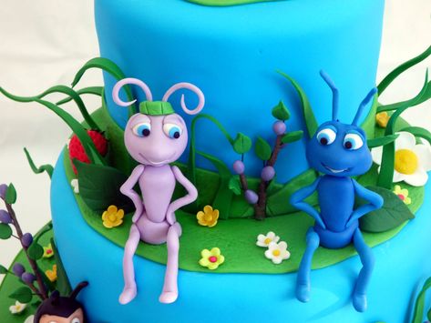 Insect Cake Ideas, Bug Cake Ideas, Bug Theme Cake, Bug Cakes, Bug Cake For Girls, Tiered Cakes Birthday, Bugs Life, Birthday Cakes, Amazing Cakes