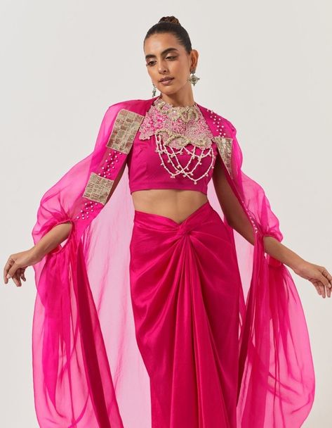 Indian Dress Up, Western Dresses For Women, Lehenga Designs Simple, Anamika Khanna, Draped Skirt, Designer Dresses Casual, Stylish Party Dresses, Party Wear Indian Dresses, Dress Indian Style