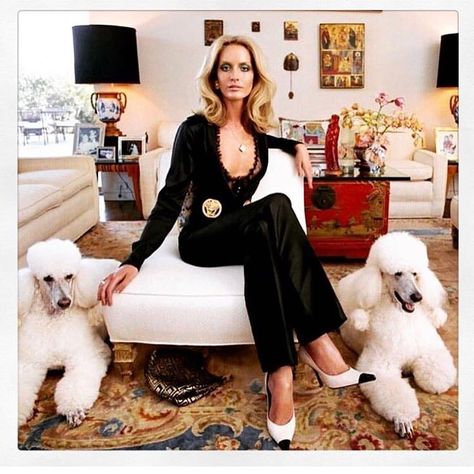 328 Likes, 20 Comments - Georgina Grenville (@georginagrenville) on Instagram: “#fbf to one of my all time #favorites. #versace #2000 #stevenmeisel #losangeles #fashion #model…” Poodle Fashion, Georgina Grenville, Mert And Marcus, Mob Wife Aesthetic, Poodle Cuts, Mode Editorials, Wife Aesthetic, Wife Style, Toy Poodles