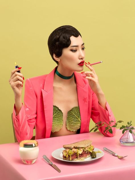 Tropical Photoshoot, Vibrant Clothes, Food Staging, Clock Work, Tim Walker, Foto Tips, Eating Food, Food Style, Foto Art