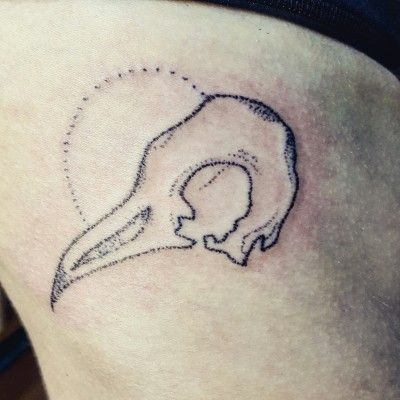 Stick And Poke Tattoo Big, Big Stick And Poke Tattoo, Stick N Poke Tattoos, Bird Skull Tattoo, Stick Poke, Stick Tattoo, Stick Poke Tattoo, Stick And Poke Tattoo, Stick N Poke