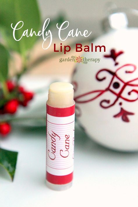 Peppermint Lip Balm Recipe, Diy Natural Beauty Recipes, Lip Balm Recipe, Natural Candy, Balm Recipe, Peppermint Lip Balm, Natural Skincare Recipes, Garden Therapy, Lip Balm Recipes