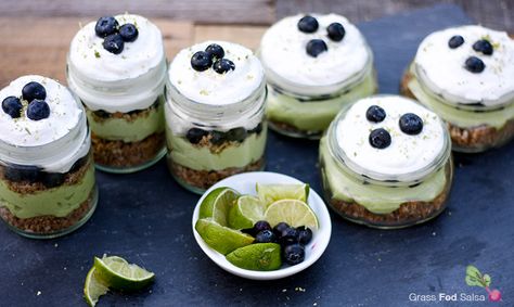 Grab the recipe for these AIP friendly, gluten free and dairy free Key Lime Pie Parfaits. Dairy Free Key Lime Pie, Key Lime Filling, Aip Snack, Grass Fed Gelatin, Aip Desserts, Beef Gelatin, Organic Coconut Sugar, Healing Recipes, Autoimmune Paleo