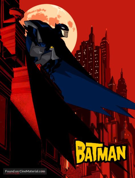 "The Batman" (2004) movie poster The Batman 2004, Batman Cartoon, Batman Animated, Batman Gifts, Gotham Tv, Batman Tv Series, Superman Movies, Bob Kane, Batman Poster