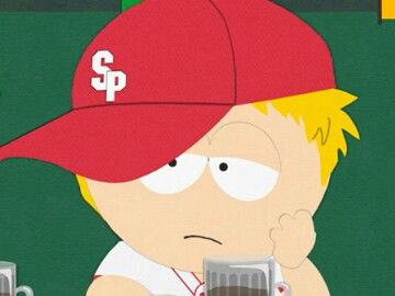 Kenny seems pretty done with baseball Baseball Clothes, All Love, South Park, The Cutest, Love You, Baseball, Birthday