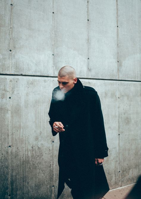 Fall/Winter '16 Collection – Stampd Xl Mens Fashion, Bald Boy, Techno Clothes, Skinhead Fashion, Carla Diaz, Bald Men Style, Goth Guys, Bald Man, Men Photoshoot