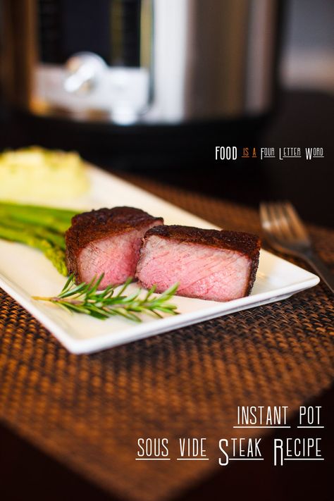 Sous Vide Steak Recipe, Instant Pot Sous Vide, French Yogurt, Sous Vide Steak, Instant Pot Yogurt, Cooking Light Recipes, Sous Vide Recipes, Sous Vide Cooking, Steak Recipe