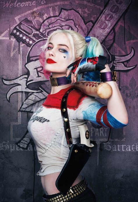 Harley Quinn Canvas, Harley Quinn Bat, Harley Quinn Et Le Joker, Joker Y Harley Quinn, Der Joker, Margot Robbie Harley Quinn, Harley Quinn Drawing, Margot Robbie Harley, Harley Quinn Quotes