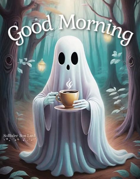 October Good Morning, Good Morning Halloween, Halloween Good Morning, Cute Halloween Pictures, Cute Good Morning Pictures, Halloween Morning, Facts About Halloween, Humorous Pictures, October Morning