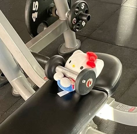 Gym Icon, 헬로키티 배경화면, Hello Kitty Aesthetic, Image Swag, Hello Kit, Gym Memes, Hello Kitty Pictures, A Gym, Hello Kitty Wallpaper