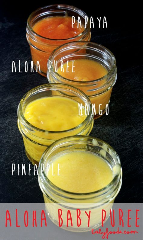 Pineapple Puree, Carrot Pasta, Korean Chili, Dutch Baby Recipe, Diy Baby Food, Cocktail Umbrellas, Baby & Toddler Food, Baby Puree, Baby Puree Recipes