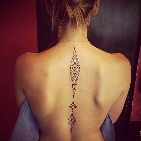 spine tattoo designs ideas Tattoos Woman, Polynesian Tattoos Women, Girl Back Tattoos, Maori Tattoos, Neck Tattoos Women, Maori Tattoo Designs, Neck Tattoo For Guys, Spine Tattoos For Women, Forearm Tattoo Women