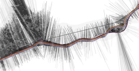 Sound Mapping, Sound Analysis Architecture, Heat Map Design, Sound Mapping Architecture, Sound Diagram Architecture, Sound Site Analysis, Site Analysis Noise Diagram, Exploded Site Analysis Diagram, Site Response Architecture Diagram