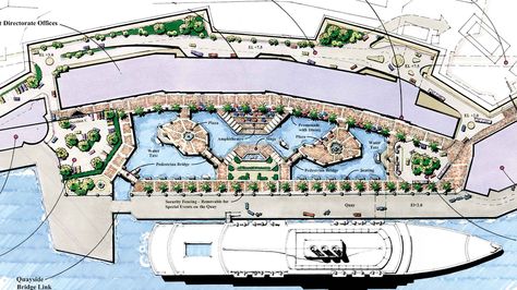 Aquarium Architecture Plan, Seaport Terminal Floor Plan, Ferry Terminal Design, Bus Terminal Site Plan, Site Development Plan, Port Everglades Cruise Terminal, Shell Structure, Facade Architecture Design, Architectural Design House Plans