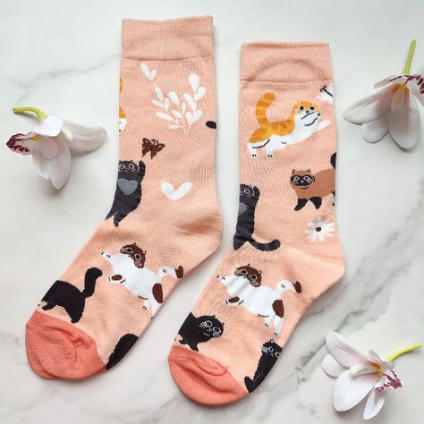 Cat socks diy