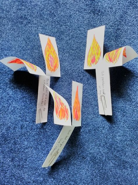 Acts 2:1-21, Genesis 11:1-9 – Pentecost Gyrocopters! – The Reflectionary Pentecost Object Lesson For Kids, Pentecost Crafts For Kids, Pentecost Craft, Paper Spinners, Genesis 11, Acts 2, Youth Groups, Kids Ministry, Object Lessons