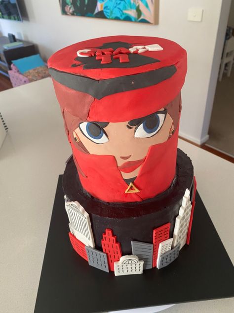 Carmen Sandiego Cake, Carmen San Diego, City Cake, Carmen Sandiego, San Diego, Cake