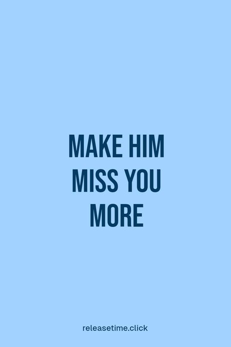 Want to rekindle that spark in your marriage? Discover the best tips to make your husband miss you each time he’s away. From playful texts to unexpected surprises, we’ve got you covered with smart ways to create a longing in him. Learn how to keep that connection alive and make sure he can’t stop thinking about you! Happiness and excitement in your relationship starts with just a few small changes. Don’t wait - find out how you can make a big difference today! How To Tell Him You Miss Him, Make Him Miss You, Listening Ears, Thinking About You, How To Think, Cant Stop Thinking, Facing Challenges, Everything About You, Stop Thinking