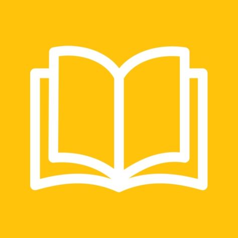 This image refers to book icon Smile Wallpaper, Logo Yellow, Education Icon, Honey Yellow, Book Logo, Yellow Iphone, Book Icons, Iphone Wallpaper App, Apple Books