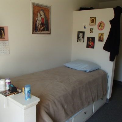 Catholic Dorm Room, Hall Room, Residence Hall, Holy Rosary, College Apartment, Roman Catholic, College Dorm, Wyoming, Rosary