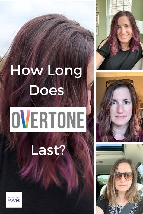 So you've decided to have a little fun with your color. After you pick your shade, the bigger question is how long does Overtone last? Purple Overtone On Brown Hair, 30 Volume Developer On Dark Hair, Overtone Purple On Brown Hair, Overtone Pink On Brown Hair, Overtone On Brown Hair, Overtone Before And After, Overtone Before And After Brunette, Red Hair Fade, Overtone Hair Color