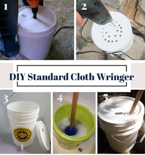 9 DIY Clothes Wringer for Handwashed Cleanup Diy Clothes Wringer, Diy Clothes Dryer, Diy Clothes Washer, Diy Washing Machine, Bucket Air Conditioner, Clothes Wringer, Laundry Station, Tent Hacks, Wringer Washer