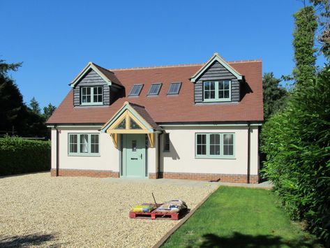 Projects : Architectural Services Near Romsey Dormer Design, Dorma Bungalow, Dormer Bungalow, Extension Plans, House Extension Plans, Courtyard Gardens, House Cladding, Bungalow Renovation, Bungalow Exterior