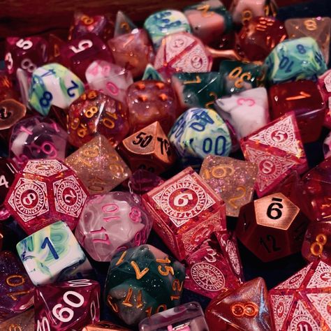 D And D Aesthetic, D&d Dice Aesthetic, Pink Dice Aesthetic, D&d Aesthetic Dice, D D Aesthetic, Red Dice Aesthetic, Dnd Aesthetic Dice, Dnd Dice Aesthetic, Dungeons And Dragons Aesthetic