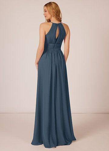 Neptune Bridesmaid Dresses | Azazie Bridesmaid Dresses Dusty Blue, Bridesmaid Dresses Separates, Blue Gowns, Dusty Blue Bridesmaid, Bridesmaid Dresses Dusty Sage, Dark Navy Bridesmaid Dresses, Stretch Satin Dress, Dusty Blue Bridesmaid Dresses, Blue Bridesmaid Dress