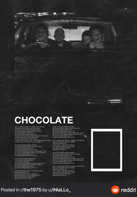 The 1975 Chocolate, 1975 Posters, 1975 Songs, Wall Clutter, The 1975 Songs, Chocolate Poster, The 1975 Wallpaper, The 1975 Poster, 1975 Poster