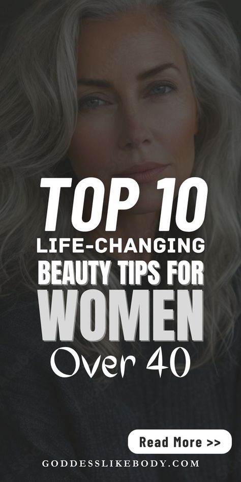 Unlock the top 10 life-changing beauty tips for women over 40 that will help you look and feel your best. Discover expert advice and practical tips to enhance your beauty routine in your 40s and beyond. Bronze Makeup Look, How To Look Attractive, Skincare Advice, Beauty Games, Makeup Hacks, Best Beauty Tips, Tips For Women, Beauty Standards, All Things Beauty