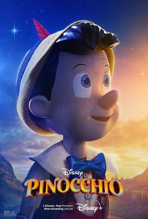 Pinocchio 2022, The Blue Fairy, Pinocchio Disney, Lost Poster, Disney Dinner, Disney Movie Posters, Film Disney, Disney Day, Live Action Movie