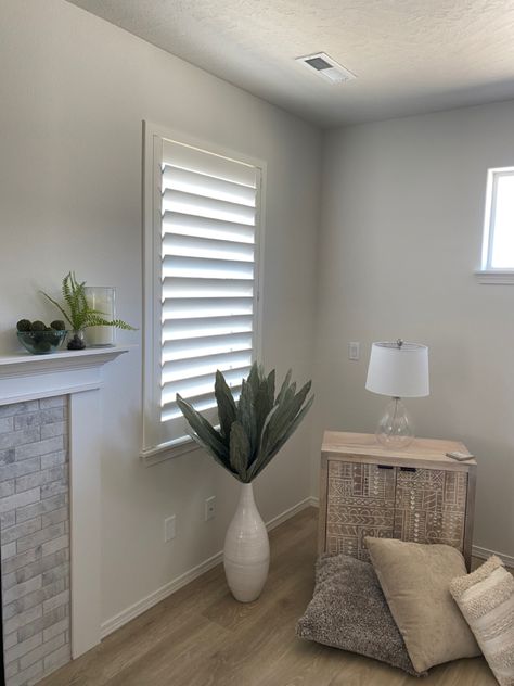 Interior Shutters with modern Z frame Modern Shutters Indoor, Shutters Indoor, Modern Shutters, Shutters Interior, Types Of Shutters, Interior Window Shutters, House Shutters, Honeycomb Shades, Interior Shutters