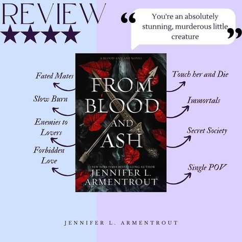 ✨💜Review Time💜✨ 🩸From Blood and Ash by Jennifer L. Armentrout Review:  ✨⚠️Spoilers ⚠️✨ * I’ve had this book on my shelf for about a year now and I finally read it. It was good, but something may have been missing for me. It reminded me of the Throne of Glass series in that the first couple books weren’t great but holy shit did that series take off (for me it was Heir of Fire) after. For me it’s the same for Blood and Ash, as I’m reading book two and I can’t put it down. *   ✨I’m a big fan... Hawk And Poppy, Heir Of Fire, From Blood And Ash, Blood And Ash, Jennifer L Armentrout, Couples Book, Throne Of Glass Series, Forbidden Love, Touching Herself