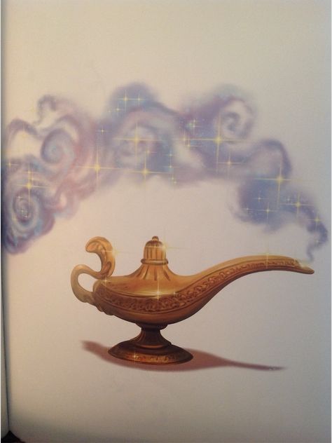 Genie's Magic Lamp from Disney's live action version of Aladdin in A Friend Like Him illustrated book Aladdin Lamp Drawing, Magic Lamp Drawing, Genie Lamp Art, Magic Lamp Tattoo, Magic Lamp Illustration, Genie Lamp Drawing, Aladdin Illustration, Genie Illustration, Genie Drawing