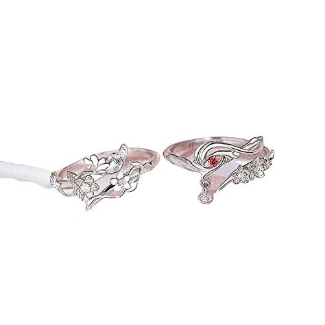 Tian Guan Ci Fu Ring Heaven Official’S Blessing Hua Cheng Xie Lian Adjustable Unisex Couple Rings Jewelry Gift Check more at https://animetee.com/product/tian-guan-ci-fu-ring-heaven-officials-blessing-hua-cheng-xie-lian-adjustable-unisex-couple-rings-jewelry-gift/ Hua Cheng, Dream Wedding Venues, Matching Rings, Heaven's Official Blessing, Rings Jewelry, Couple Rings, Wedding Board, Wedding Things, Jewelry Gift