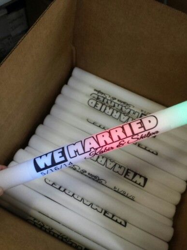 WEDDING 18" LED FOAM STICKS Led Foam Sticks, Cake Sparklers, Led Party, Wedding Fun, Grad Party, Grad Parties, Fun Wedding, Custom Wedding, Led