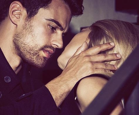 #theojames Thoe James, Divergent Theo James, Tris And Four, Theodore James, Boss The Scent, Image Couple, Classy Couple, Theo James, Divergent