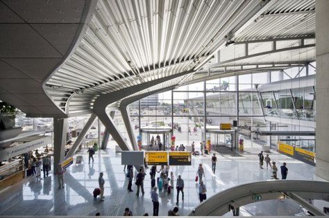 © Norbert van Onna Eindhoven Airport, Hotel Building, Round The World, Eindhoven, Amazing Architecture, Places Ive Been, Interior Architecture, Sydney Opera House, Architects