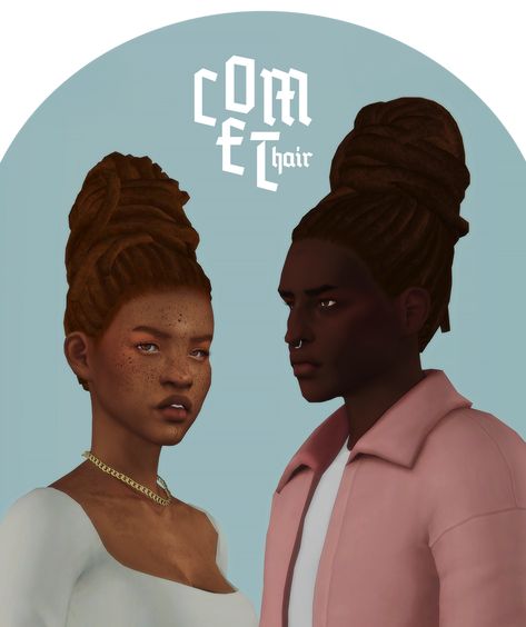 Sims 4 Loc Hair Cc, Afro Textured Hair Sims 4 Cc, Afro Hair Sims 4 Cc Maxis Match, Sims 4 Hair Male, Sims Medieval, Sims 4 Black Hair, Cc Hair, Pelo Sims, Free Sims 4