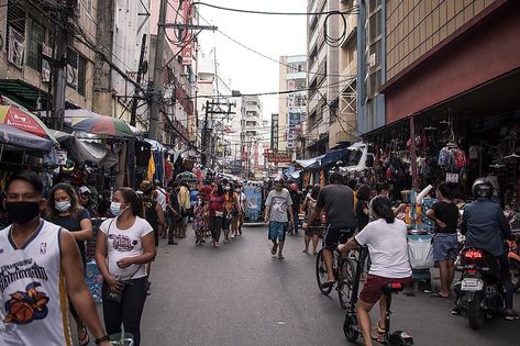 A bustling weekend scene at Ilaya Street, Manila Tondo Manila Streets, Urban Philippines, Philippines Street, Davao Region, Philippines Cities, Street Background, Shanty Town, Davao City, Quezon City