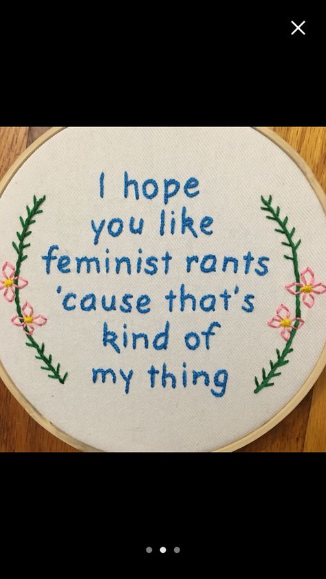 Feminist Embroidery Pattern, Grandma Embroidery, Feminist Embroidery, Angry Women, Embroidery Hoop Wall, Modern Embroidery, Diy Embroidery, Embroidery And Stitching, Needle And Thread