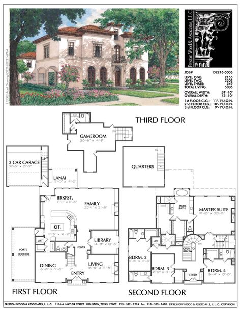 2 Story Home Plans, House Plans Mediterranean, House Plans 2000 Sq Ft, Bedroom Mediterranean, House Plans Small, House Plans 2 Story, Mediterranean House Plans, Mediterranean House, Sims 4 House Plans