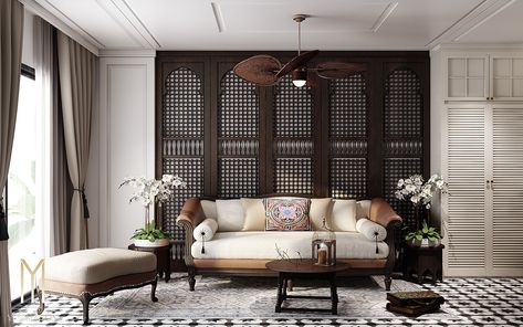 Indochina Interior, Colonial Style Interior, Indochine Interior, Colonial Interior Design, Chinese Style Interior, Eccentric Decor, Indochine Style, Colonial Interior, Asian Interior