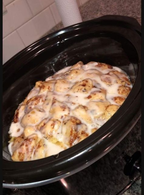 The Pioneer Woman-Ree Drummond 🤗 | we are removing inactive members from the group, say anything to stay active | Facebook Crockpot Cinnamon Roll Casserole, Easy Breakfast Treats, Delicious Breakfast Casserole, Cinnamon Roll Casserole, Healthy Slow Cooker, Slow Cooker Recipes Healthy, Stay Active, Breakfast Treats, Crockpot Recipes Easy